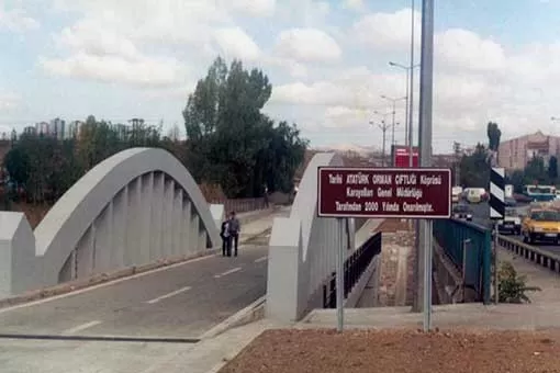 BRIDGE CONSTRUCTION WORK OVER A.O.Ç ANKARA RIVER